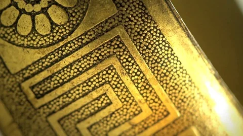 Golden Ring Vertical Stock Footage 98679553