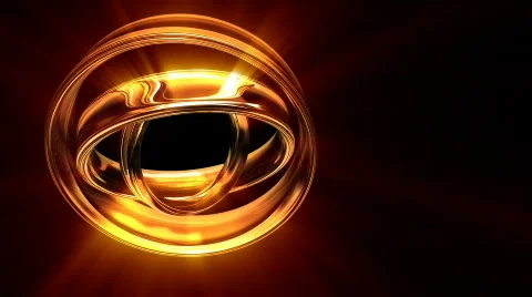 Golden rings Video stock 304423