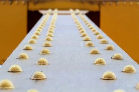 Golden rivets Foto stock