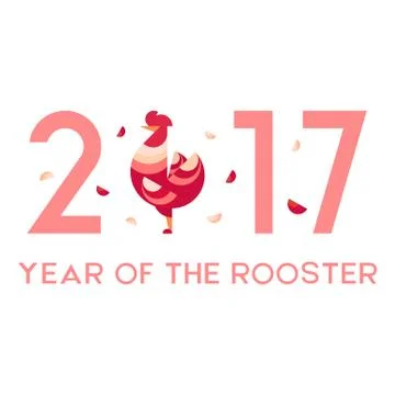Golden rooster theme Stock Illustration