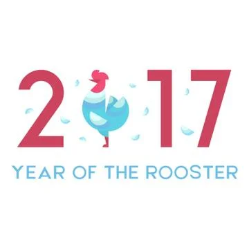 Golden rooster theme Stock Illustration