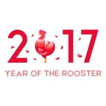Golden rooster theme Stock Illustration