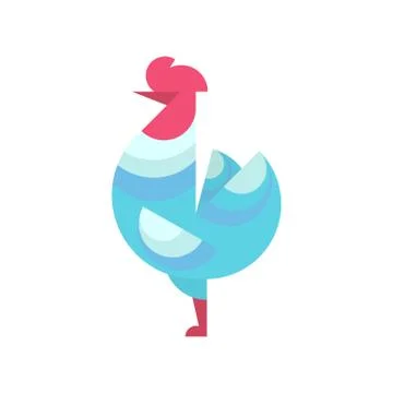 Golden rooster theme Illustrazione stock