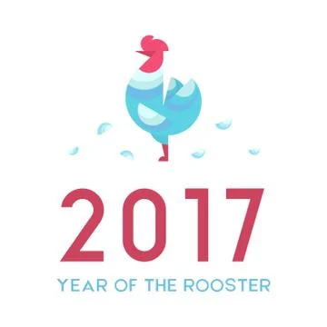 Golden rooster theme Stock Illustration