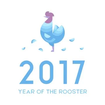 Golden rooster theme Stock Illustration
