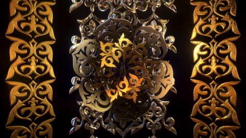Golden Rossete Stock Footage 340223995