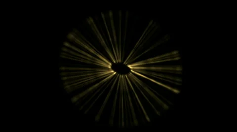 Golden rotation ray light in space,The birth of stars,explosion.Dandelion,flower Stock Footage 906945