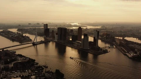 Golden Rotterdam Stock Footage 103175444