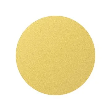 Golden round circle label with volume structure. Isolated object on transparent Stock Illustration