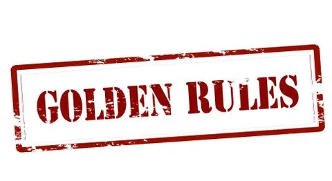 Golden ru;es Stock Illustration