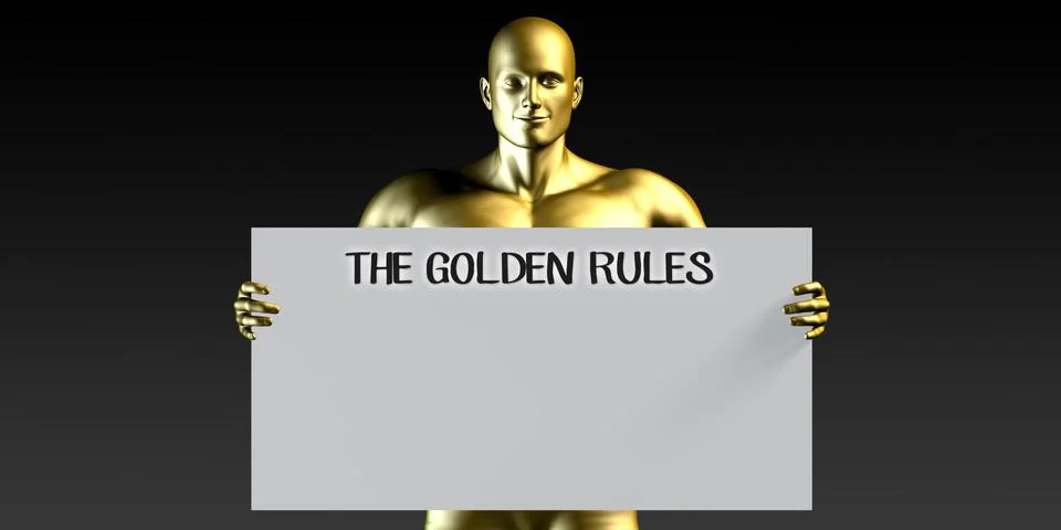 The Golden Rules Stock Illustration