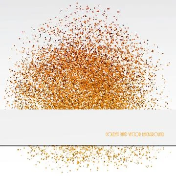 Golden sand abstract background Stock Illustration