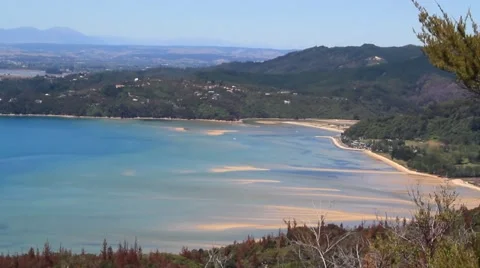 Golden Sand Beach Stock Footage 47432730
