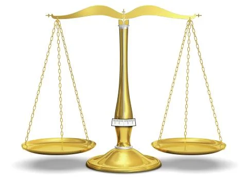 Golden scale Stock Illustration