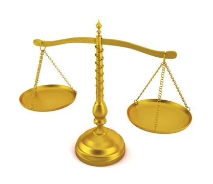 Golden scales Stock Illustration