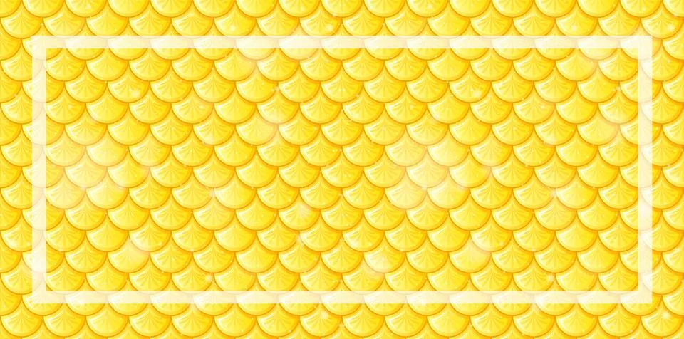 Golden Scales Pattern Background Stockillustratie
