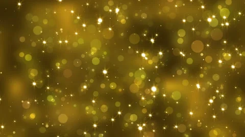 Golden Seamless Looping Bokeh Background with Sparkling and Glitter Particles Stock Footage 345625250