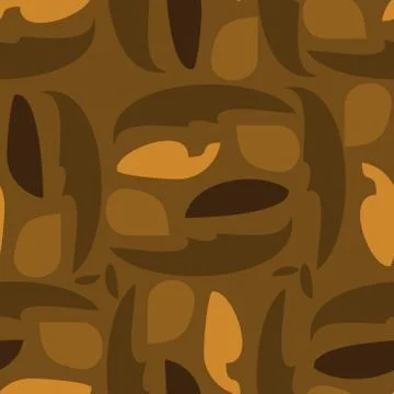 Golden Seamless pattern Stock Illustration