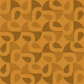 Golden Seamless pattern Stock Illustration