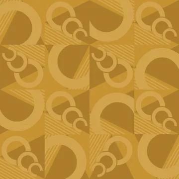 Golden Seamless pattern Stock Illustration