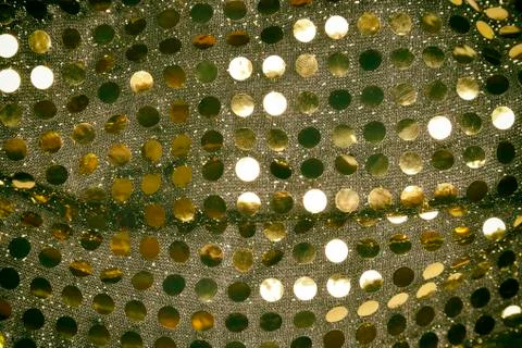 Golden sequins abstract background Foto stock