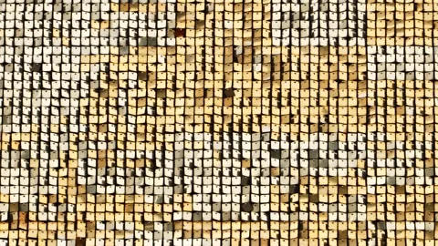 Golden sequins moving background creating a shimmering luxury pattern Stock Footage 325044821