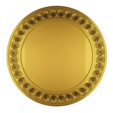 Golden shield Stock Illustration