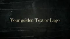 Golden Shimmer Stock After Effects