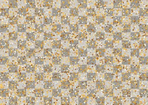 Golden shimmer random falling confetti Stock Illustration