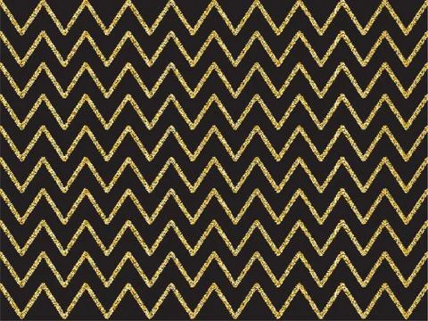 Golden shimmer wave pattern Stock Illustration