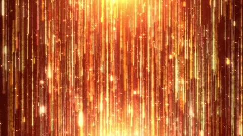 Golden Shine Particle Rain 動画素材 337710689