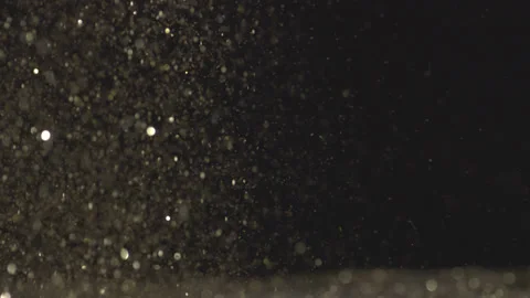 Golden shine particles Stock Footage 141371588