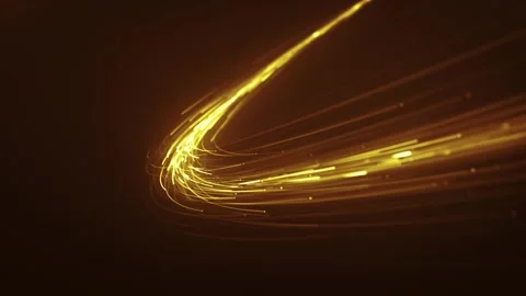 Golden Shining Light Particles Background Stock Footage 338021012