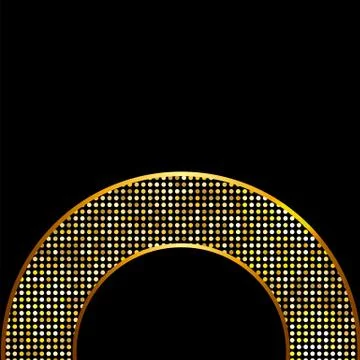 Golden Shiny Frame Vector Illustration 스톡 일러스트