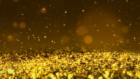 Golden Shiny glitter seamless loop abstract texture close up macro background Stock Footage 106952184