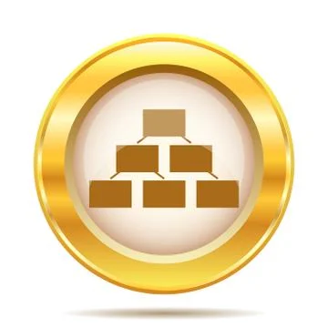 Golden shiny icon イラスト素材