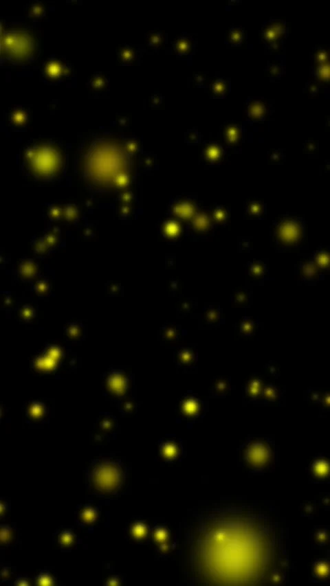 Golden shiny particles on black background vertical background Stock Footage 321384655