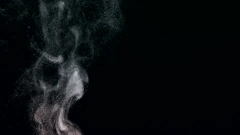 Golden shiny particles floating on a black background. Stock Footage 161756161