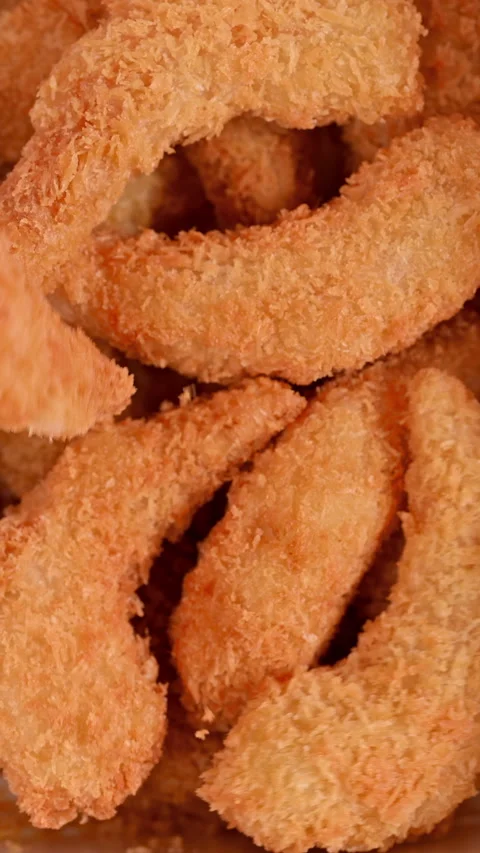 The golden shrimp is evolving with appetite. Stock Footage 310261026