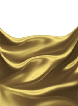 Golden silk Stock Illustration