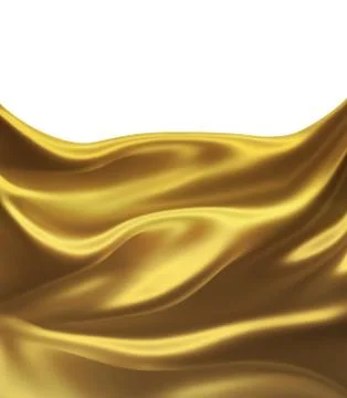 Golden silk Stock Illustration