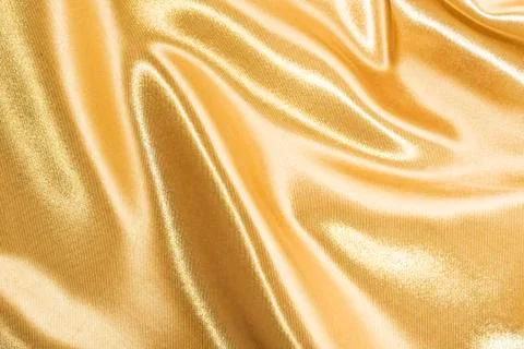 Golden silk Stock Photos