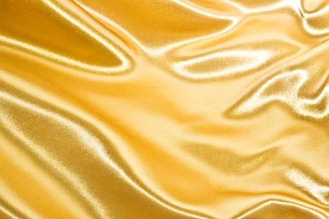 Golden silk Stock Photos