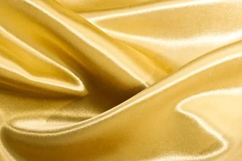 Golden silk Stock Photos