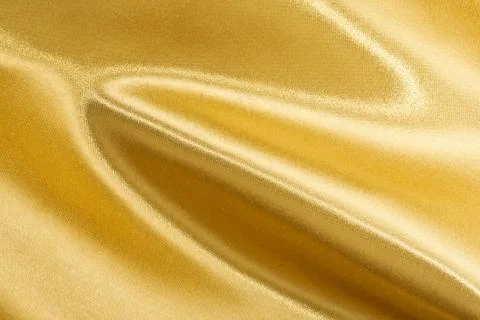 Golden silk Stock Photos
