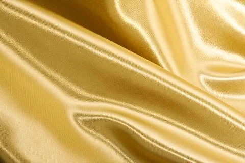 Golden silk Stock Photos