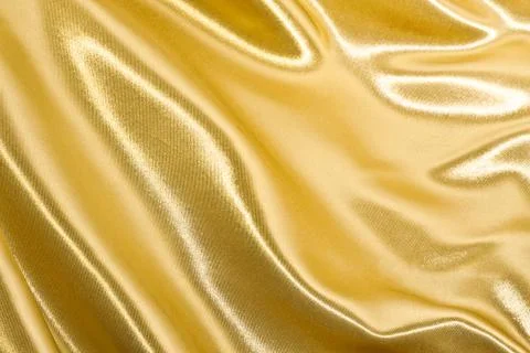 Golden silk Foto stock