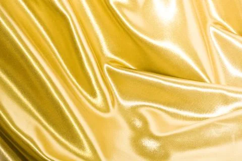 Golden silk Stock Photos