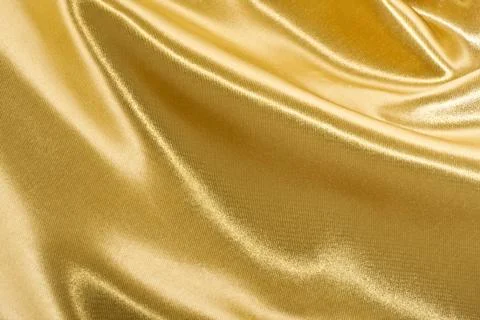 Golden silk Stock Photos