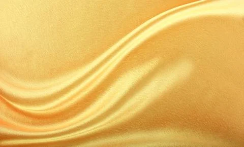 Golden silk Stock Photos